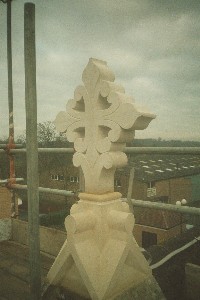 Gable Cross and Bath Stone Apex, Hertford RC Church