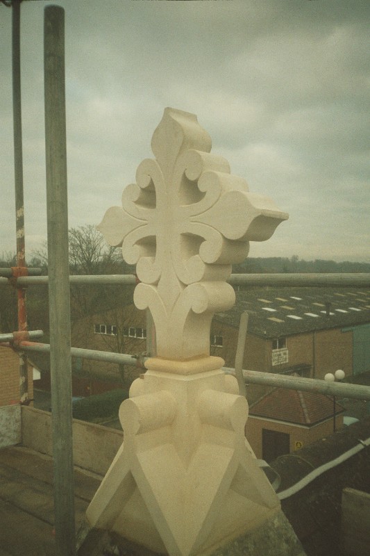 Gable Cross and Bath Stone Apex, Hertford RC Church