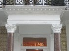 Limestone Portico After Repairs