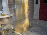 Repaired Plinth and Pier