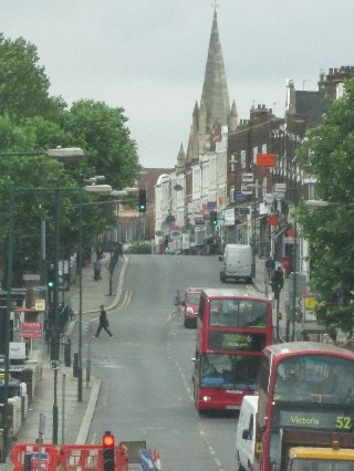 RC Church of the Transfiguration, View from Chamberlain Road