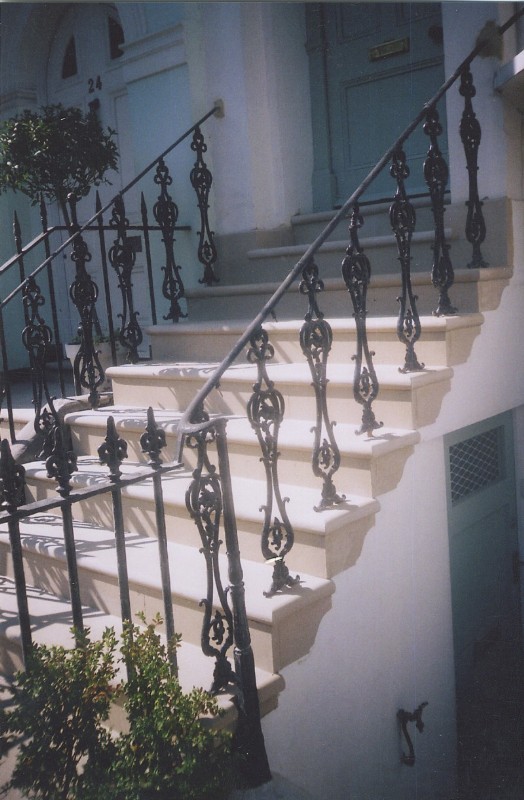 Formal Front Steps of Terraced House