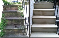 Yorkstone Steps Before and After Restoration - Photo 1
