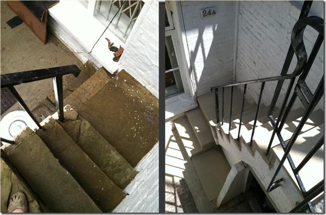 Yorkstone Steps Before and After Restoration - Photo 3